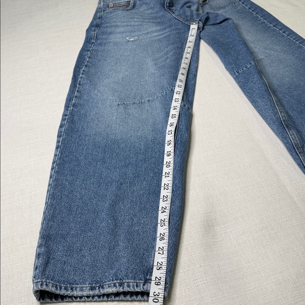 BDG Logan Buckle Baggy Barrel Blue Denim Jeans - Picture 5 of 11